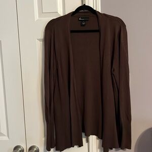 Lane Bryant Brown Cardigan 14